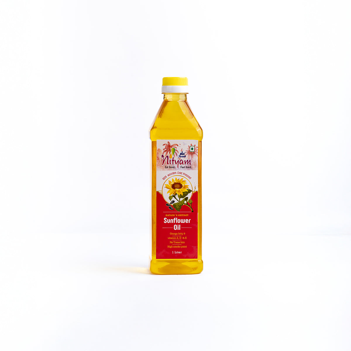 Nityam Cold Pressed Sunflower Oil 1l Bottle