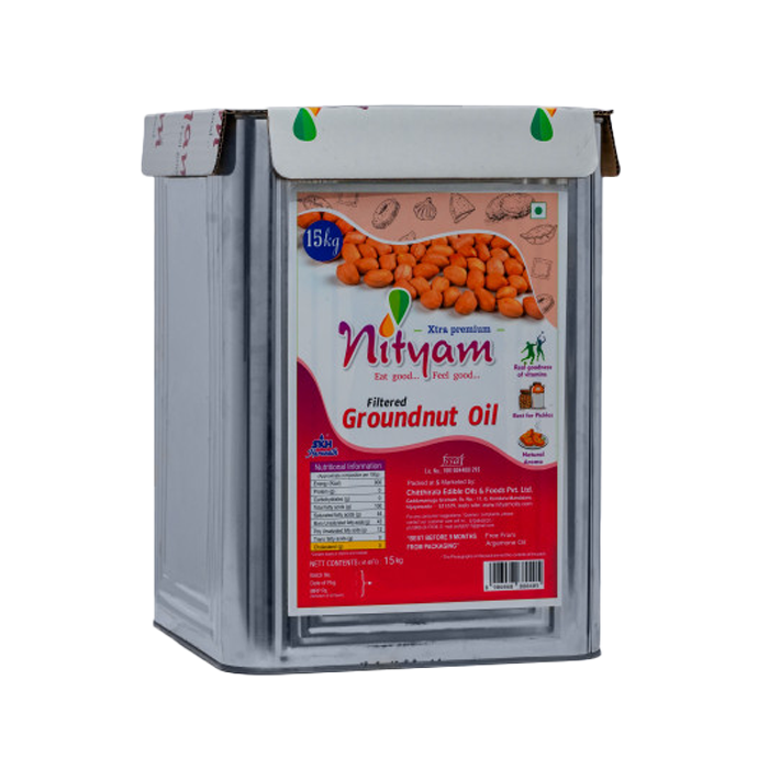 Ground Nut Oil 15 Kg Tin