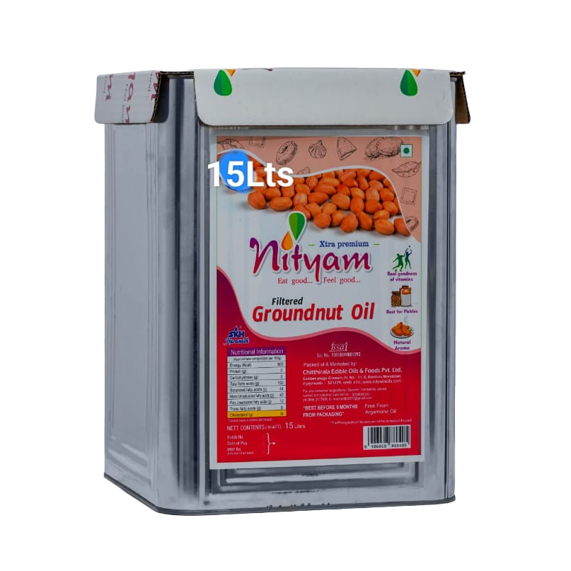 Ground Nut Oil 15 Ltr Tin