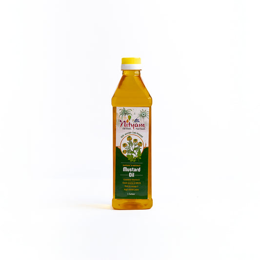 Nityam Cold Pressed Mustard Oil 1l Bottle