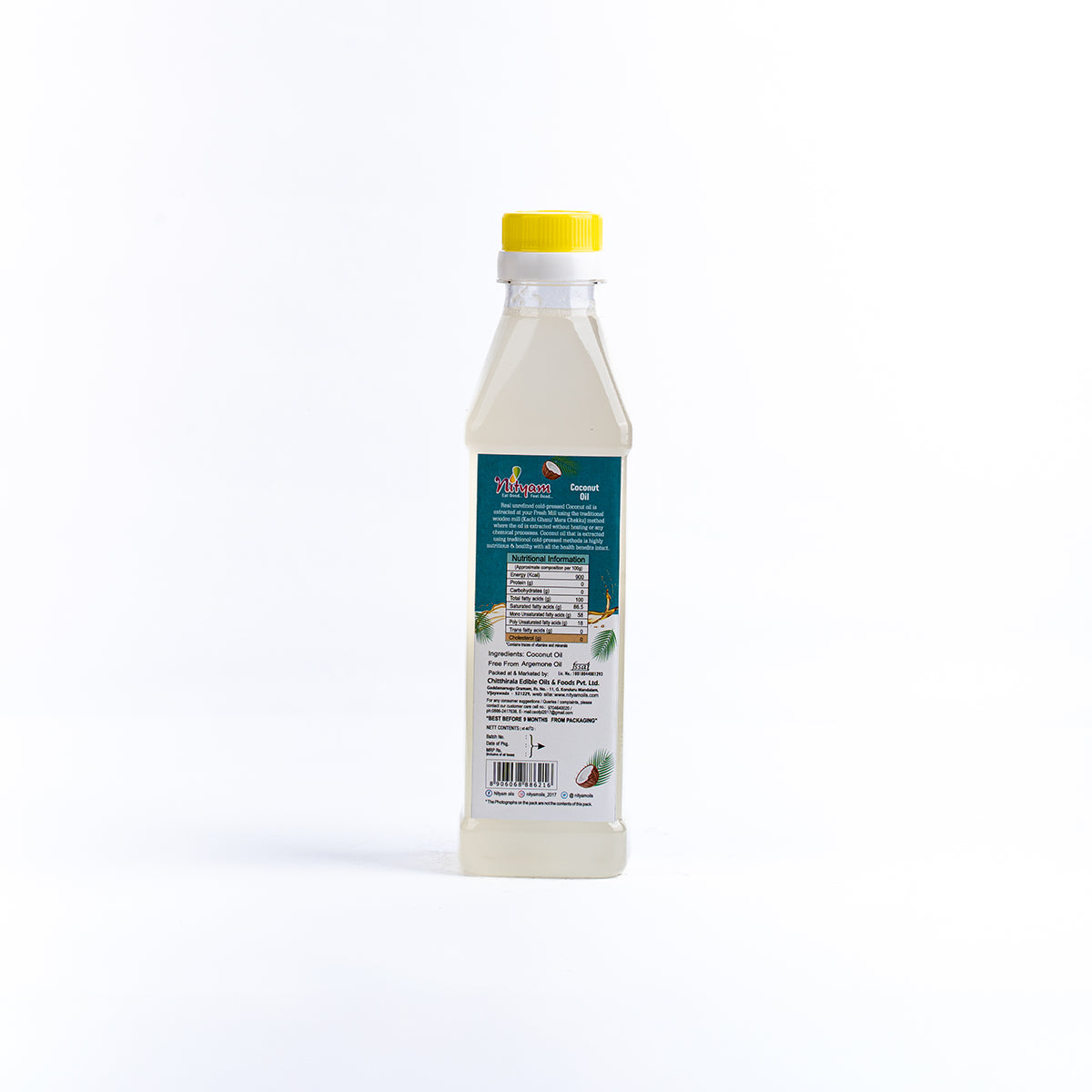 Nityam Cold Pressed Coconut Oil 1l Bottle