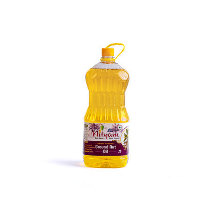 Nityam Cold Pressed Ground Nut Oil 2l Bottle
