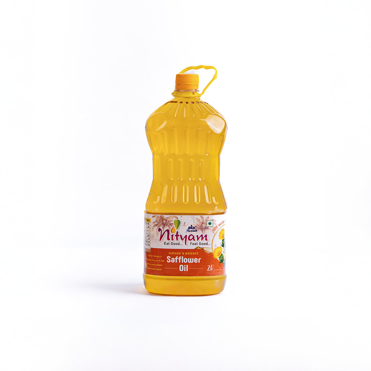 Nityam Cold Pressed Safflower Oil 2l Bottle