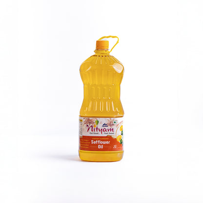 Nityam Cold Pressed Safflower Oil 2l Bottle