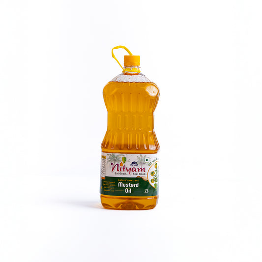 Nityam Cold Pressed Mustard Oil 2l Bottle