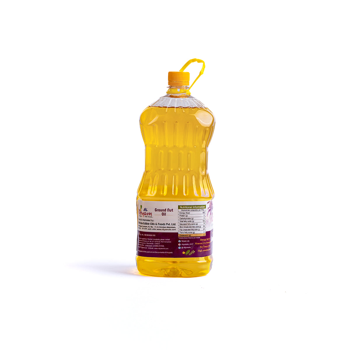 Nityam Cold Pressed Ground Nut Oil 2l Bottle