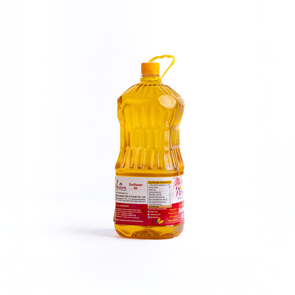 Nityam Cold Pressed Sunflower Oil 2l Bottle