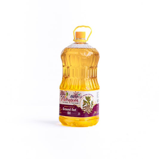 Nityam Cold Pressed Ground Nut Oil 2l Bottle