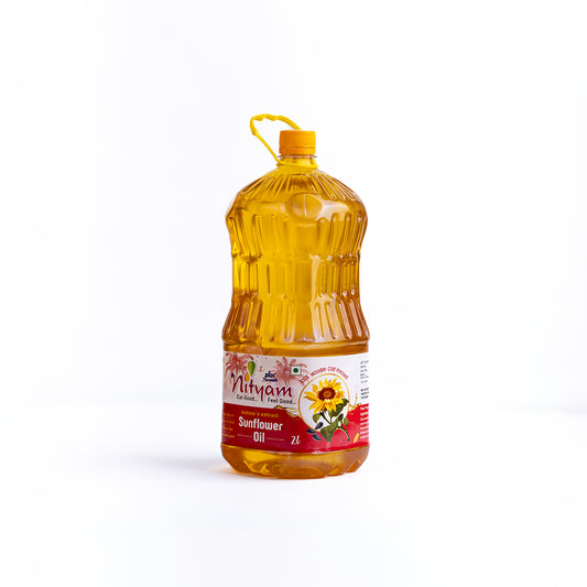 Nityam Cold Pressed Sunflower Oil 2l Bottle