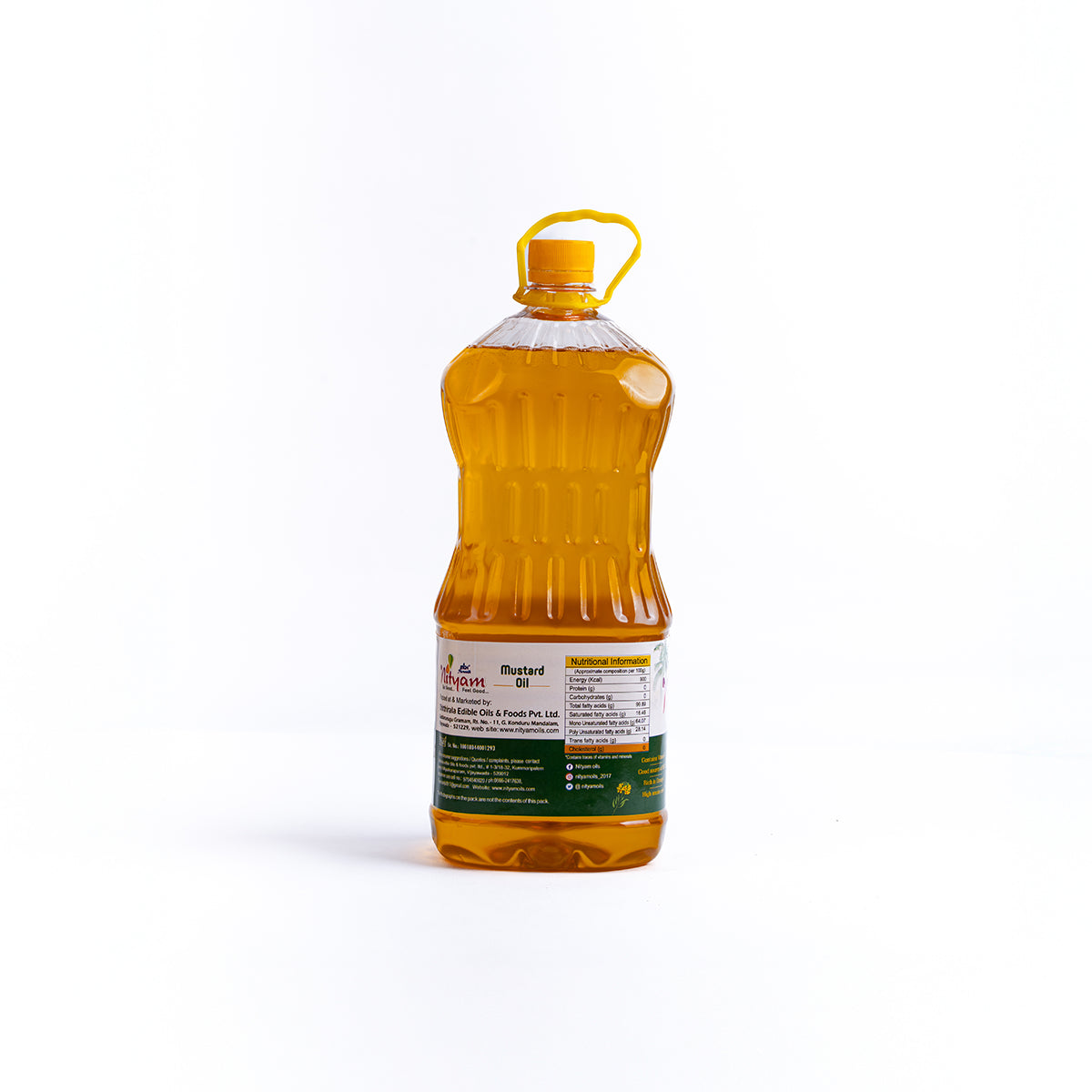 Nityam Cold Pressed Mustard Oil 2l Bottle