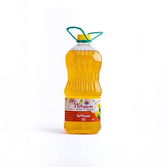 Nityam Cold Pressed Safflower Oil 4l Bottle