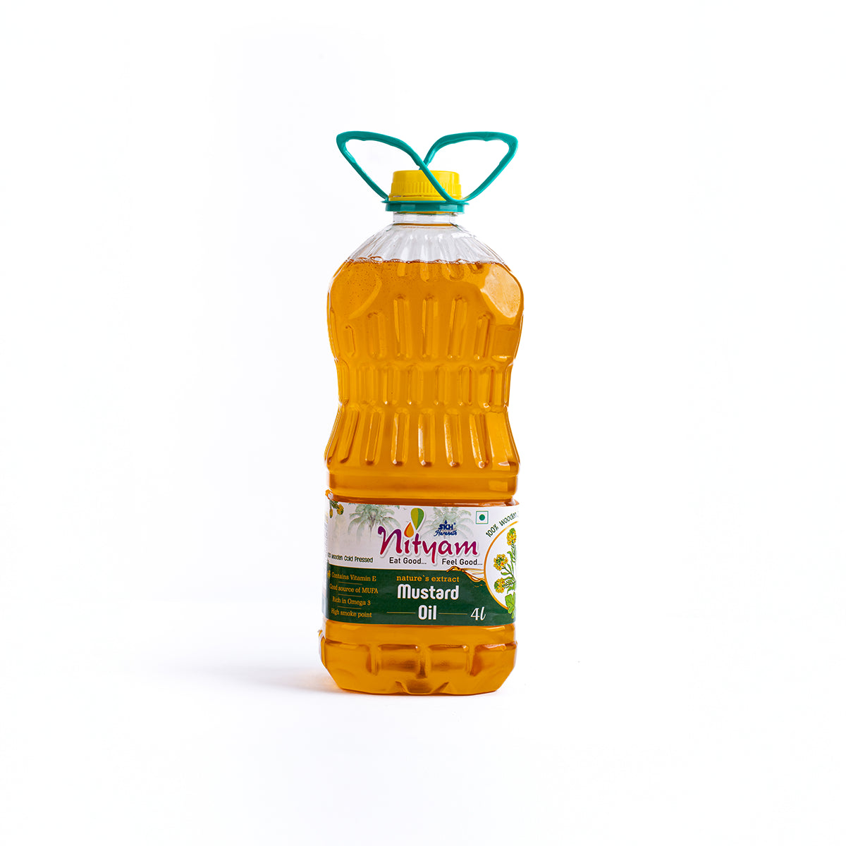 Nityam Cold Pressed Mustard Oil 4l Bottle