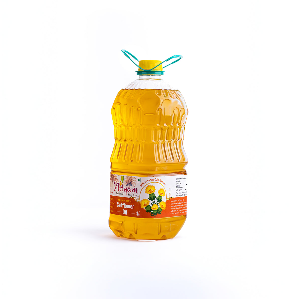 Nityam Cold Pressed Safflower Oil 4l Bottle