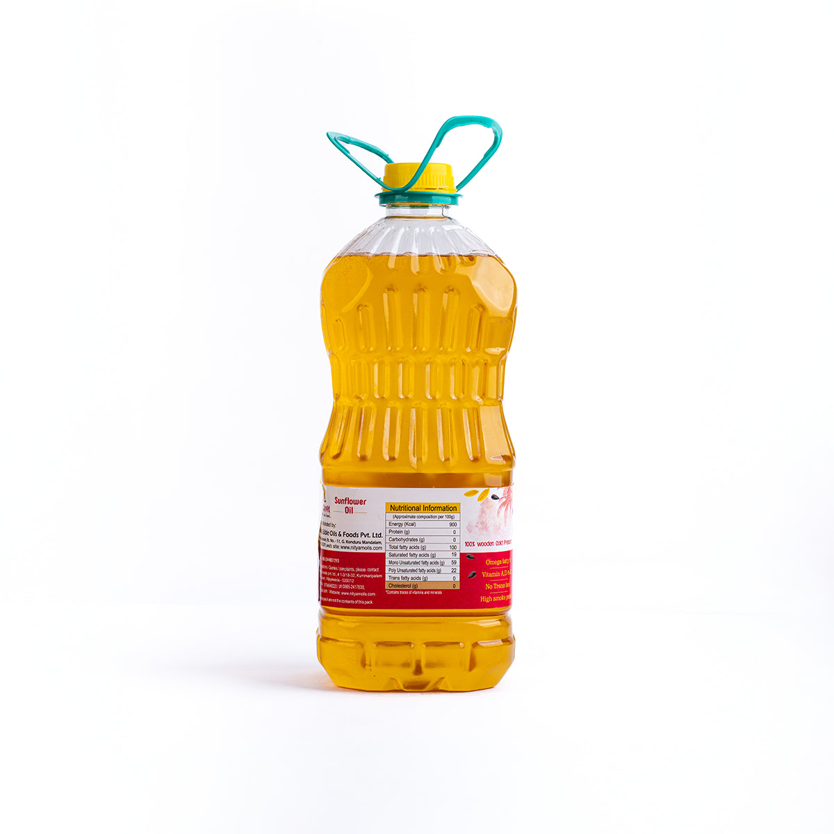 Nityam Cold Pressed Sunflower Oil 4l Bottle