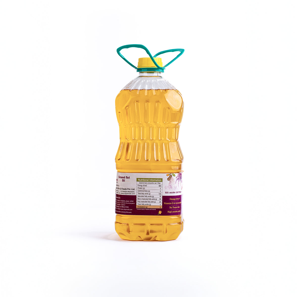 Nityam Cold Pressed Ground Nut Oil 4l Bottle