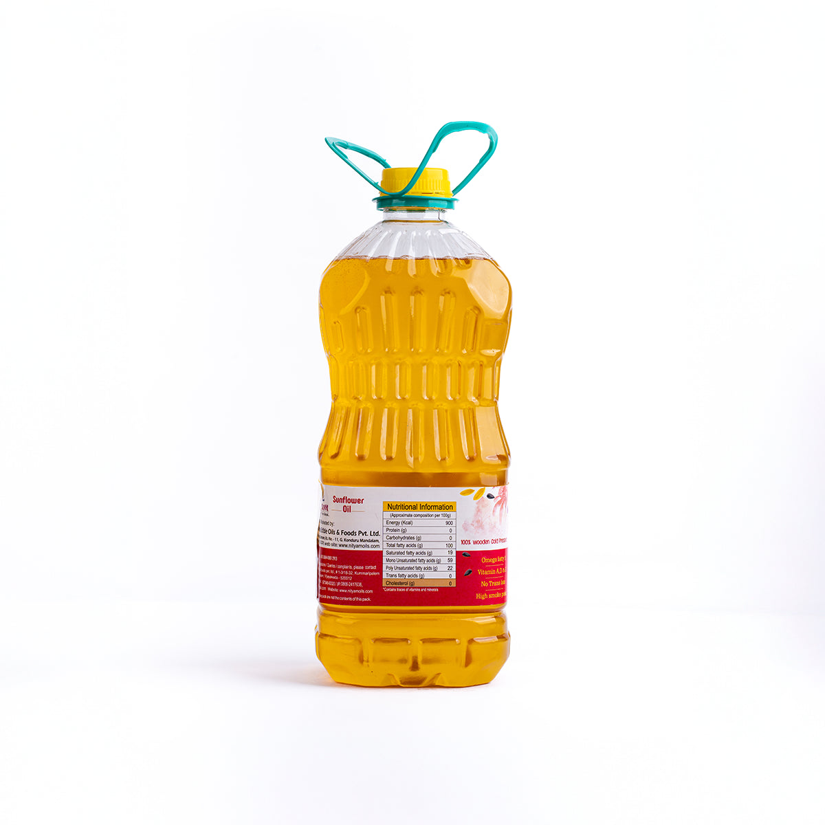Nityam Cold Pressed Sunflower Oil 4l Bottle
