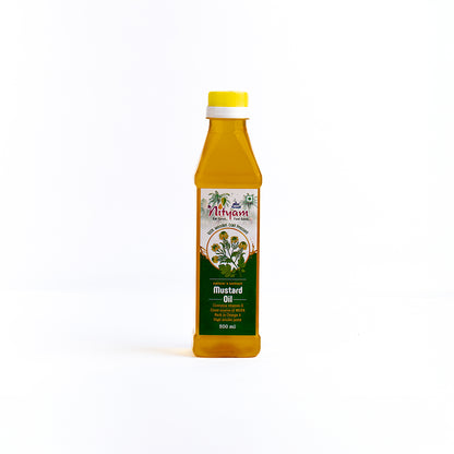 Nityam Cold Pressed Mustard Oil 500ml Bottle
