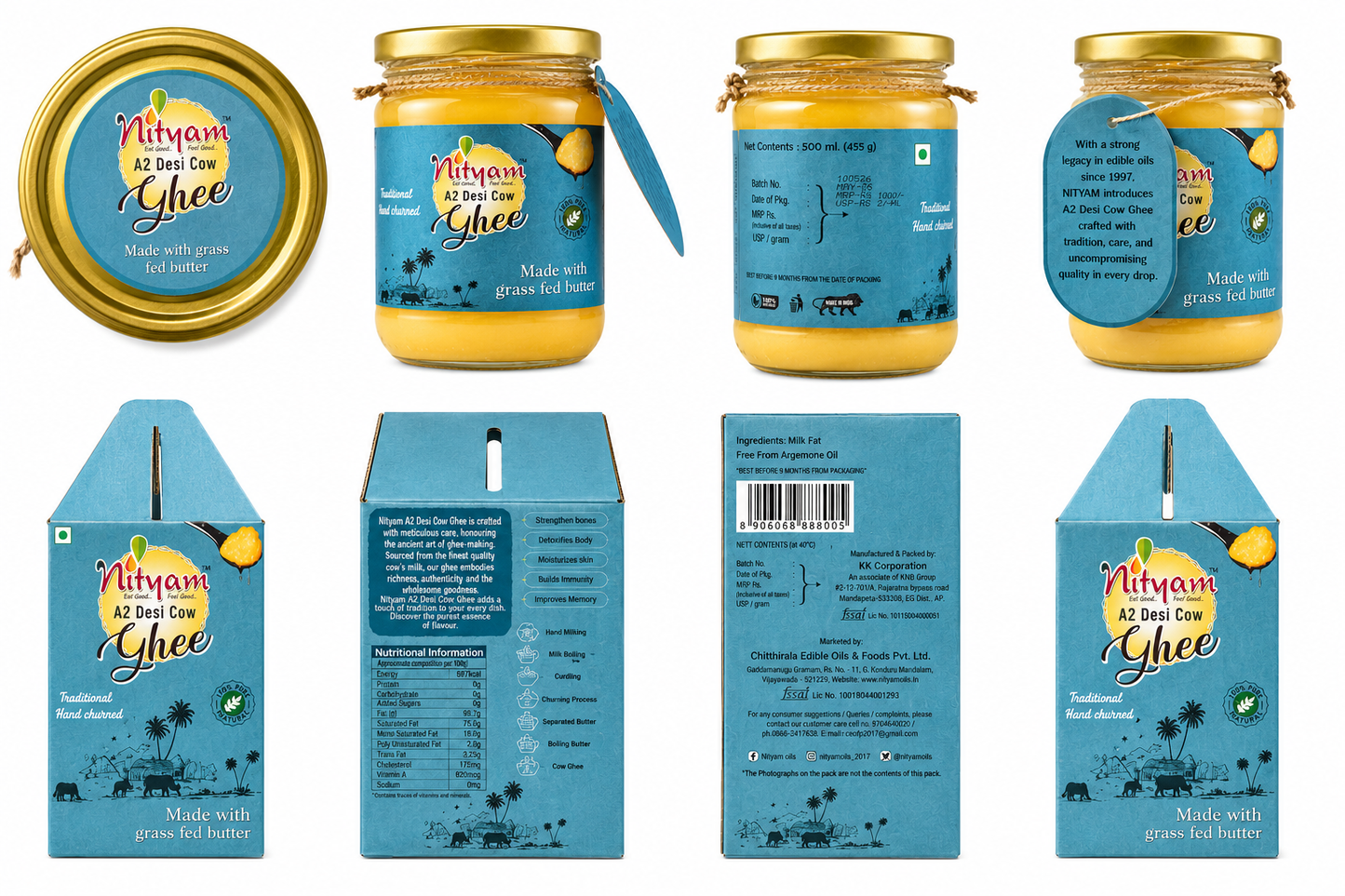 Nityam Cow Ghee 500g