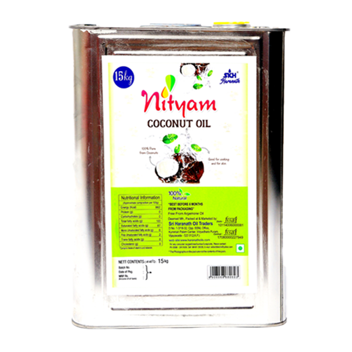 Coconut Oil 15 Kg Tin