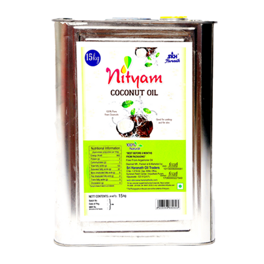Coconut Oil 15 Kg Tin