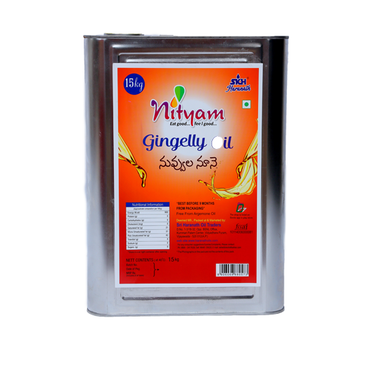 GINGELLY OIL 15 Kg Tin