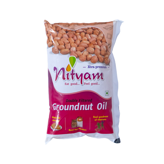 Ground Nut Oil 1 Ltr Pouch