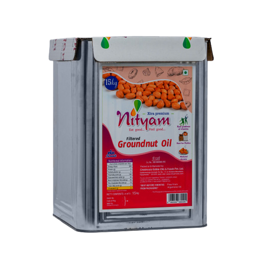 Ground Nut Oil 15 Kg Tin