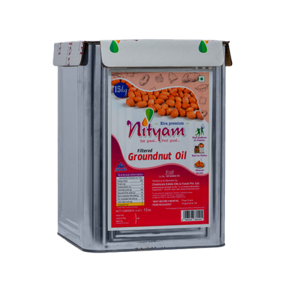 Ground Nut Oil 15 Kg Tin