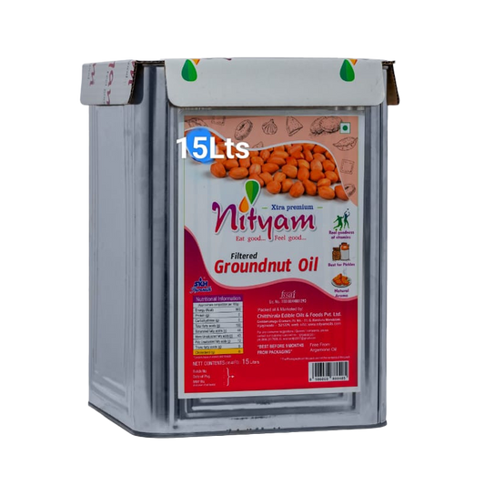 Ground Nut Oil 15 Ltr Tin