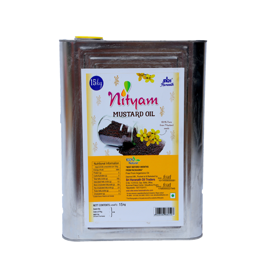 Mustard Oil 15 Kg Tin