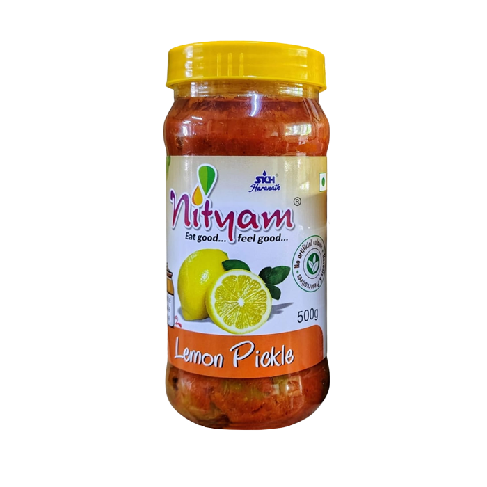 NITYAM LEMON PICKLE 500GMS