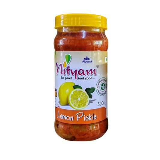 NITYAM LEMON PICKLE 500GMS