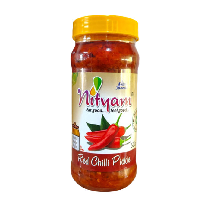 NITYAM RED CHILLI PICKLE 500GMS