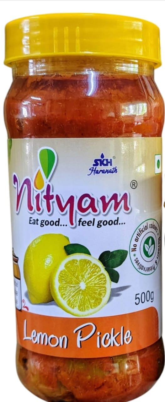 NITYAM LEMON PICKLE 500GMS