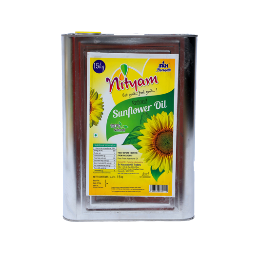 Sunflower Oil 15 Kg Tin