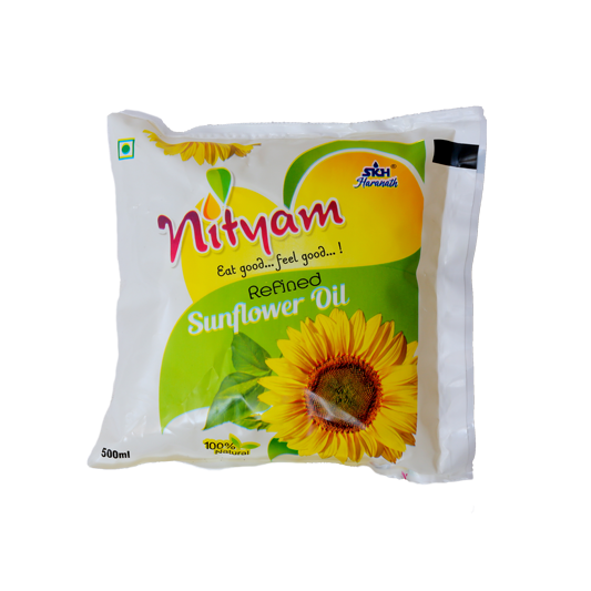 Sunflower Oil 500 Ml Packet